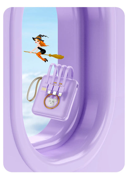 Fun Cartoon Power Bank 20000mAh - Mobile Charger with Cable Included