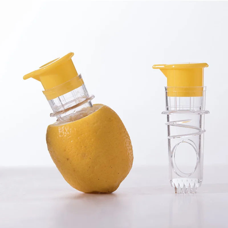 Manual Lemon Squeezer Portable with Filter - Lightweight Citrus Juice Extractor"