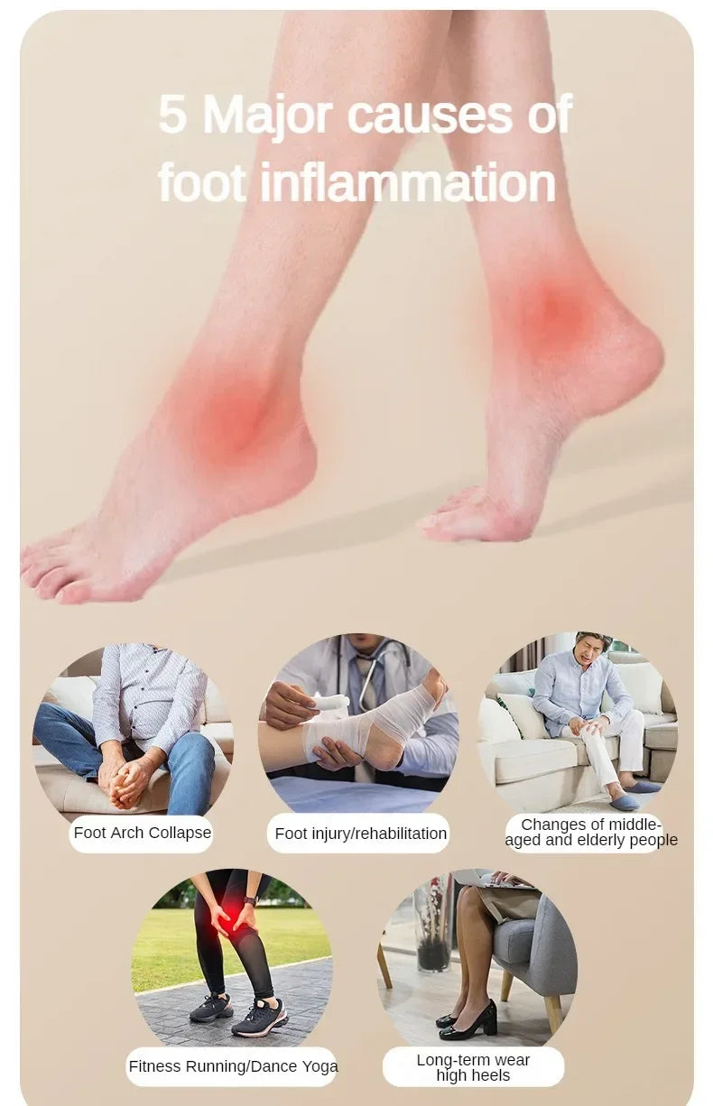 Foot Massage Roller - Manual Yoga Ball for Achilles & Plantar Fascia