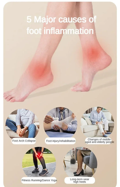 Foot Massage Roller - Manual Yoga Ball for Achilles & Plantar Fascia