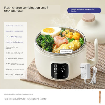 Thermal Baby Food Bowl Smart - Rechargeable Constant Temperature Feeding Bowl