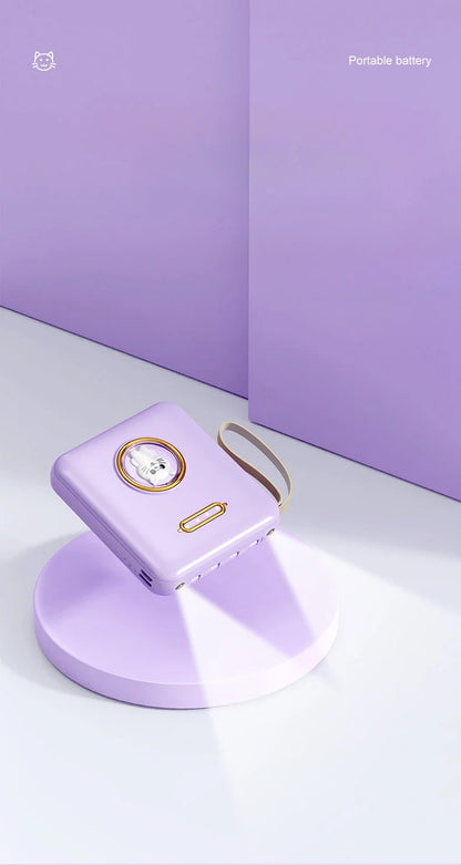 Fun Cartoon Power Bank 20000mAh - Mobile Charger with Cable Included