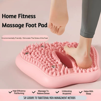 Acupressure Foot Massage Mat - Anti-Slip Reflexology Plate