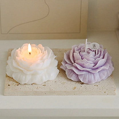 3D Peony Candle - Flower Shaped Scented Candle Wedding Gift