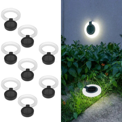 LED Solar Outdoor Lights Waterproof 360° Adjustable Landscape Light Garden Decoration Fence Stake Lawn Porch Walkway 1~8PCs