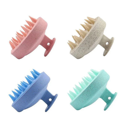 Silicone Shampoo Brush - Scalp Massage & Hair Washing Comb