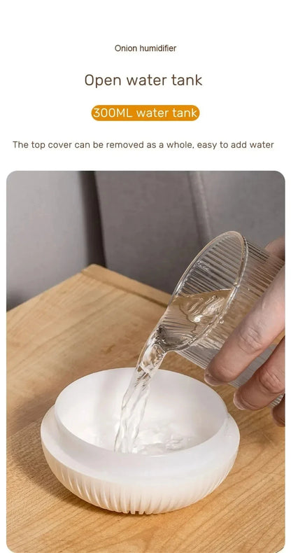 Portable USB Humidifier - Creative Onion Shape Aroma Diffuser