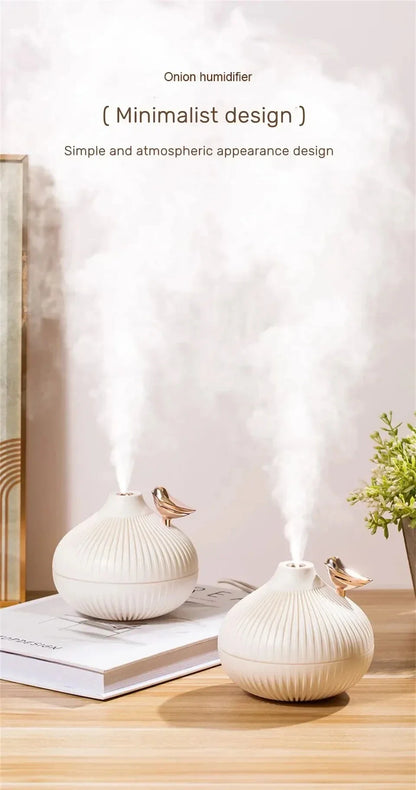 Portable USB Humidifier - Creative Onion Shape Aroma Diffuser