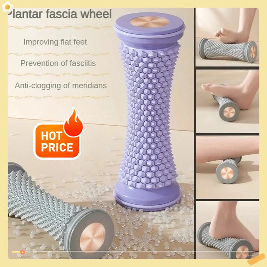 Foot Massage Roller - Manual Yoga Ball for Achilles & Plantar Fascia