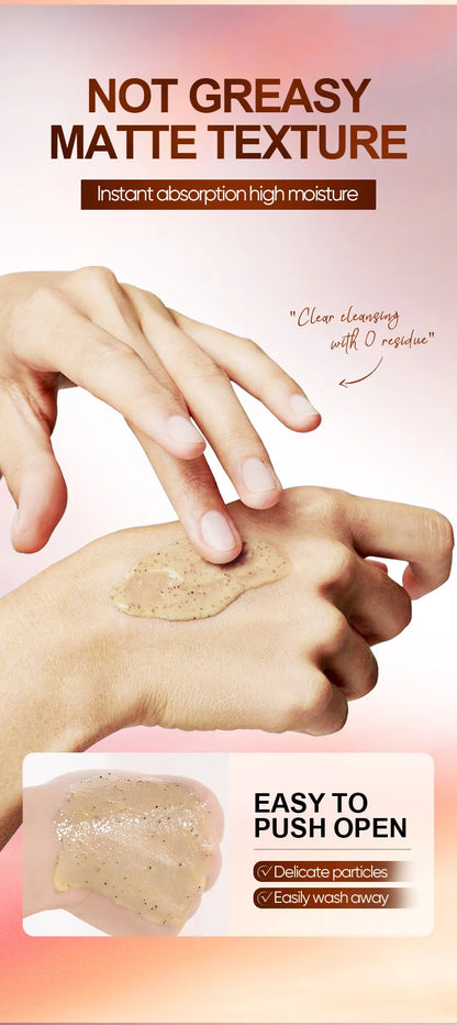 Iced Coffee Body Scrub - Caffeine-Infused Exfoliating Deep Cleanser