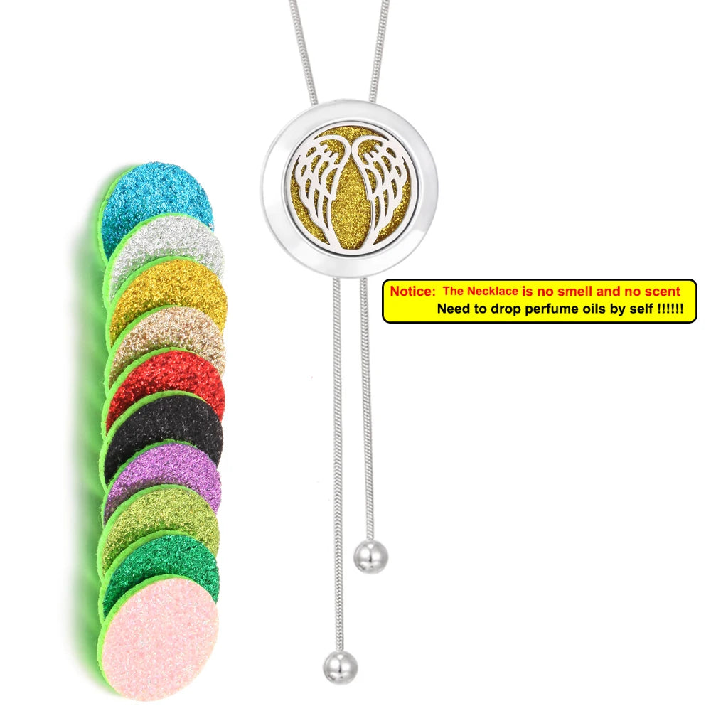 Tree of Life Aromatherapy Necklace - Essential Oil Diffuser Pendant