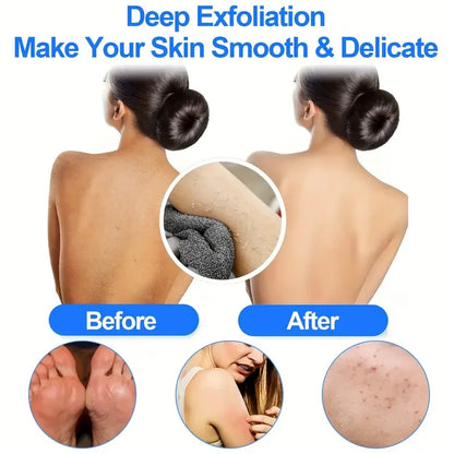 African Net Bath Sponge 2pcs - Long Exfoliating Body Scrubber