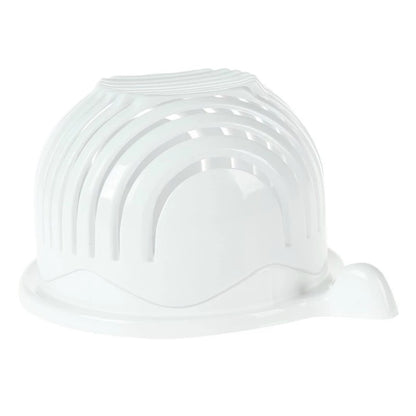 Vegetable Cutting Bowl - Quick Salad Prep Gadget with Slicing Function